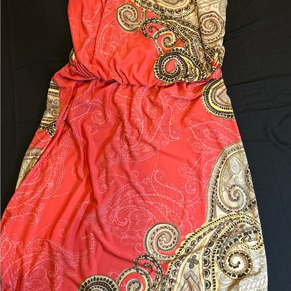 Chico's Red Paisley Dress - Picture 4 of 6